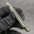 1916 British Antique White Pearl Shell Handle Pure Silver Engraving Blade Folding Pen Knife